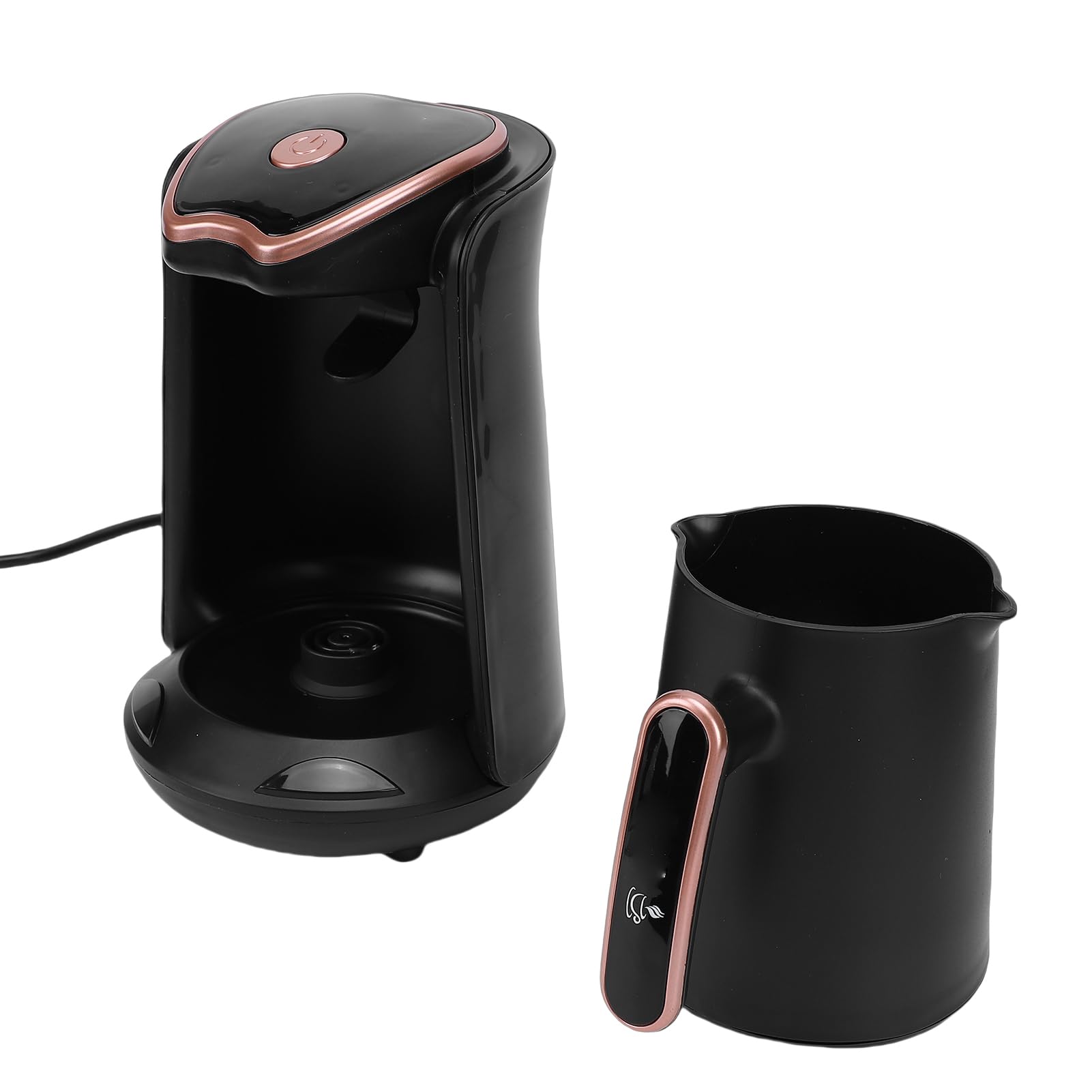 AUNMAS Macchinetta Caffè Turca Elettrica, 400W Caffettiera Portatile