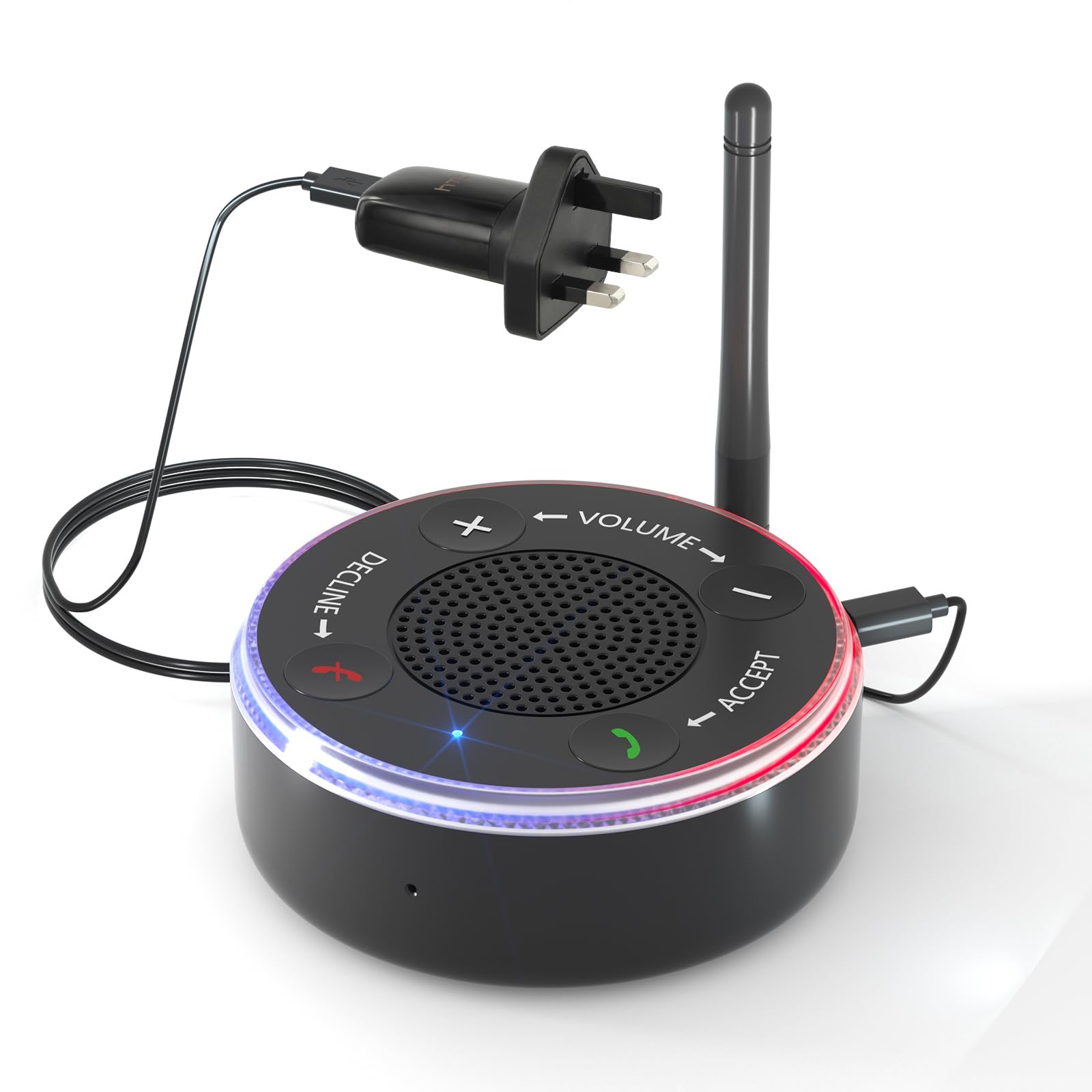Amplificateur de sonnerie de téléphone portable 110 dB pour personnes âgées et malentendantes