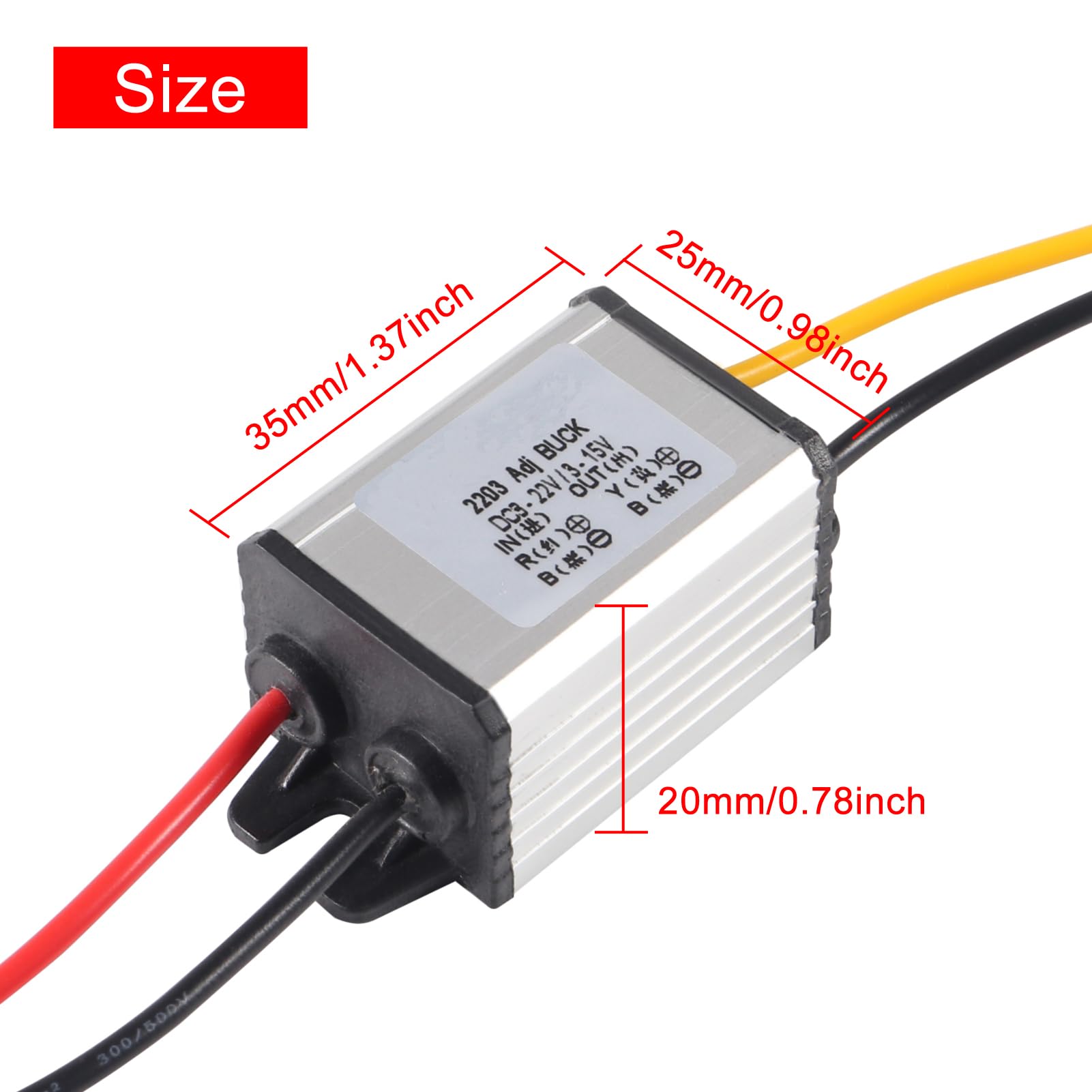 Amazon.co.jp: AITIAO DC降圧コンバーター 電圧レギュレータ DC 8-22V