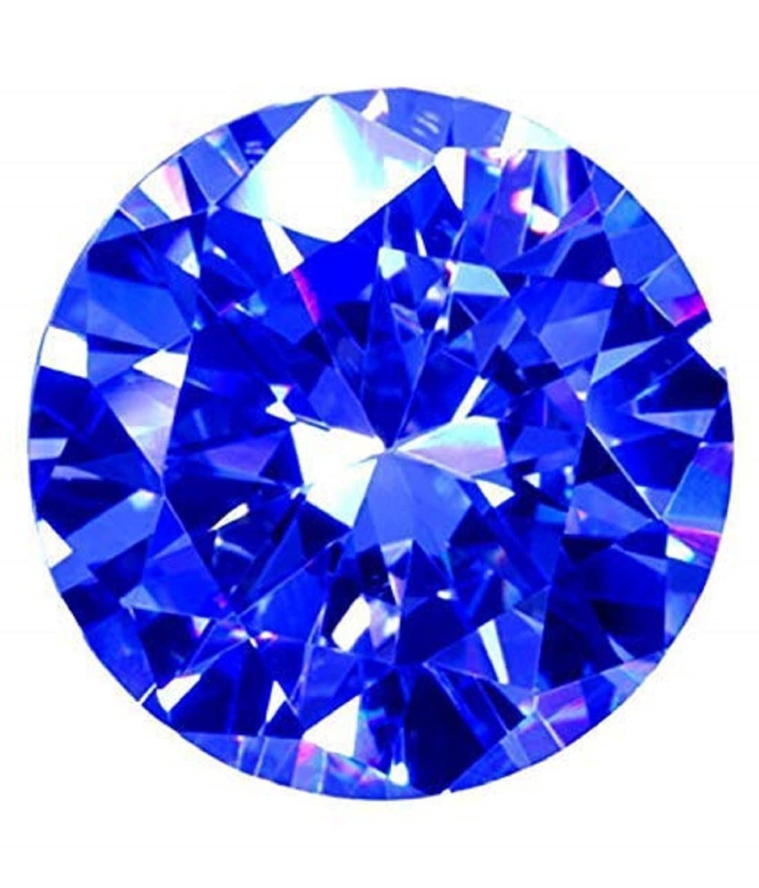 4.25 Ratti I Certified Blue Zircon Stone I Round Cut Shape Cubic Blue Diamond I Semi Precious Gemstone with Lab Certificate-image-24