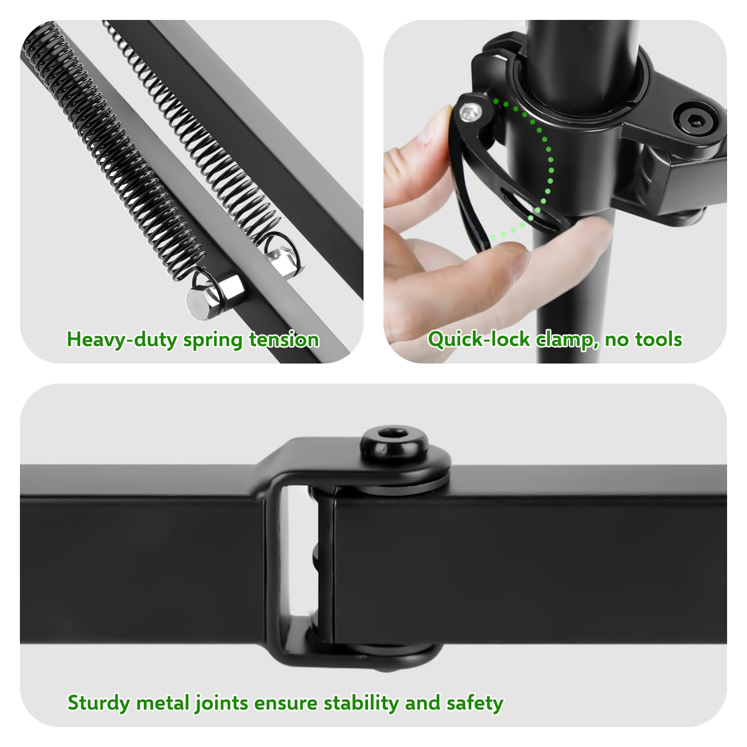 Accesorio de micrófono para brazo auge, accesorio de micrófono de escritorio adicional para micrófono elevador, brazo de micrófono para Shure SM7B Blue Yeti HyperX QuadCast S y More