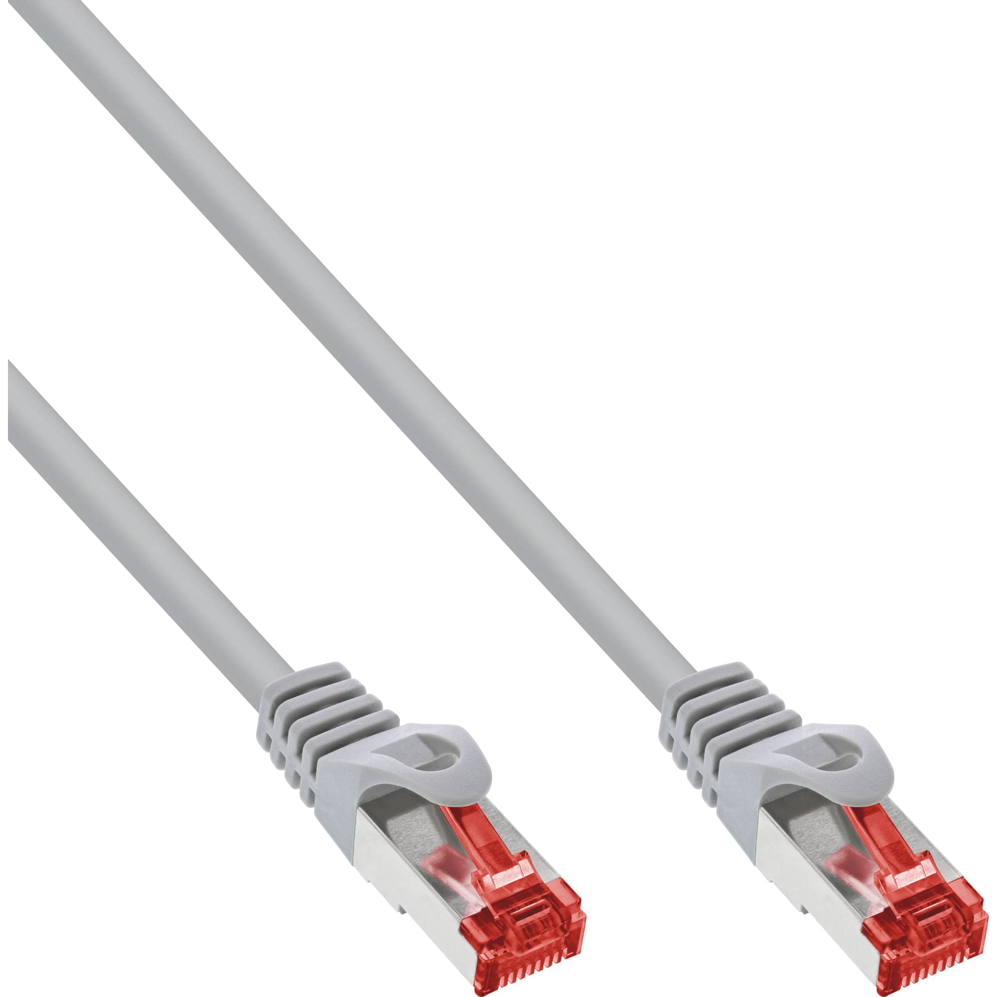 InLine 76122 S/FTP Patch Cable 250 MHz PVC CCA Patch Cable – Grey