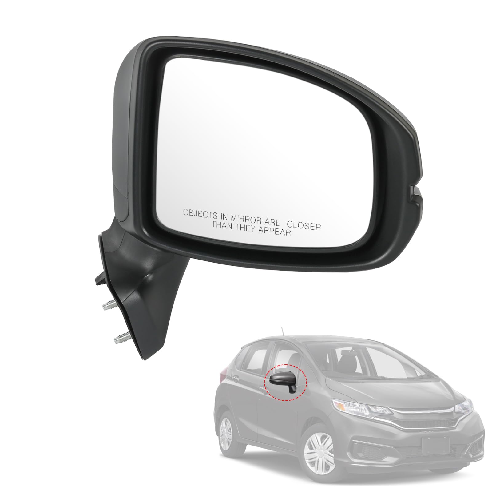 Photo 1 of JDMSPEED Right Passenger Side Mirror for Honda Fit 2015-2020