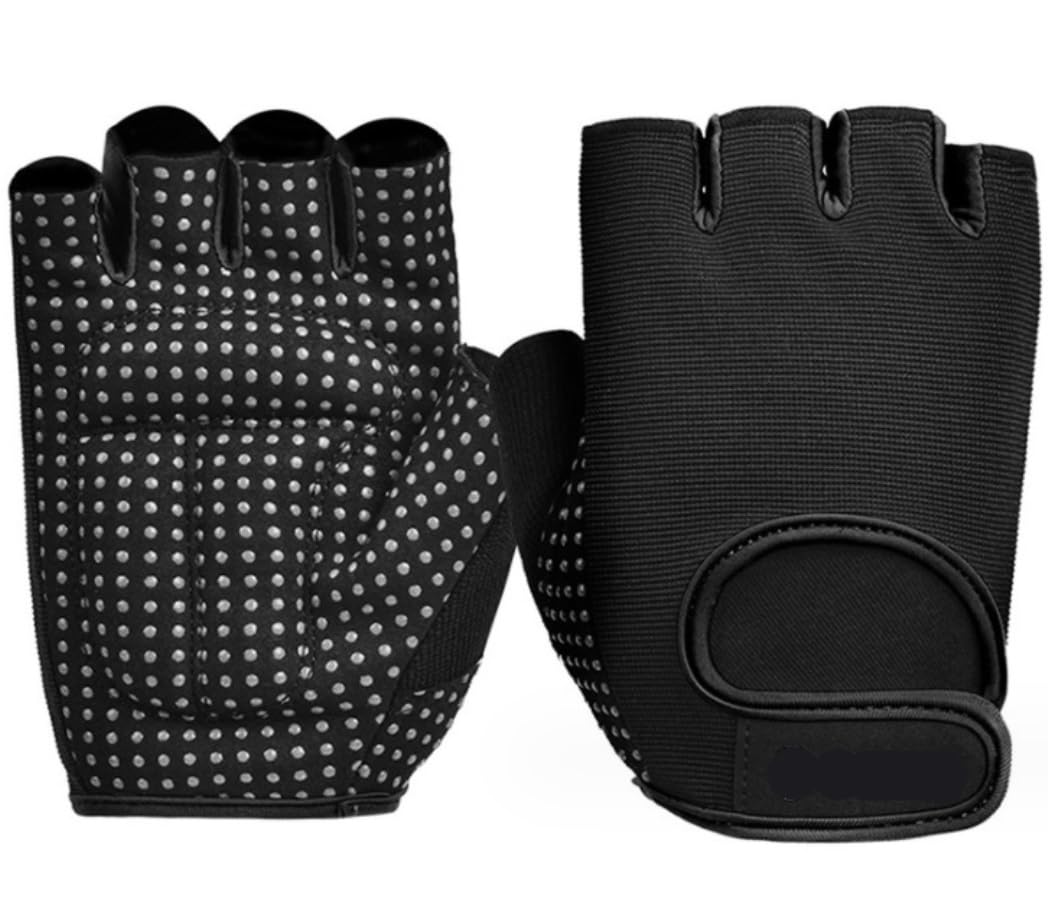 Guantes De Bicicleta De Montaña Guantes De Medio Dedo Guantes De Levantamiento De Pesas, Soporte De Entrenamiento De Gimnasio Para Levantamiento De Pesas