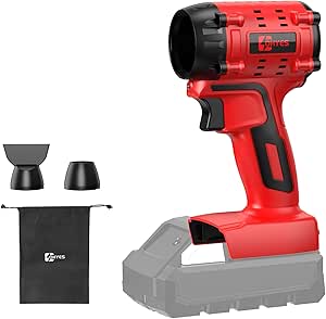 Air Duster 380W Brushless HighSpeed Motor 100,000RPM Fit for Milwaukee 18V Battery Variable Speed Air Blower for Camping Jobsite &amp; Car-Service(Battery not Included)