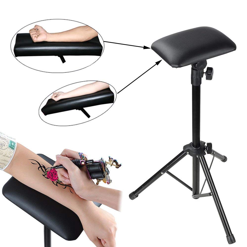Tattoo Armrest, Adjustable Height and Angle Tattoo Workstation Arm Rest