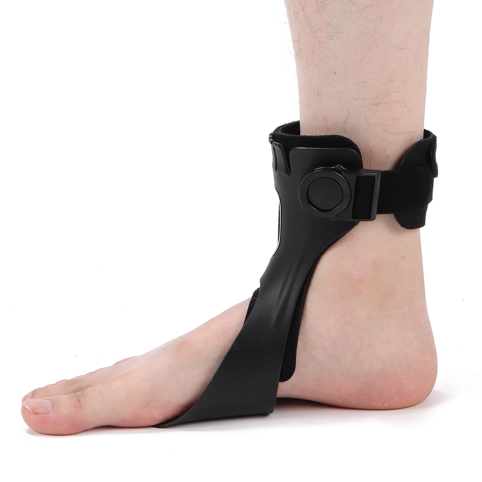 Agatige Ortesi per tutore per piede cadente, supporto per caviglia per scarpe da corsa per emiplegia(Right Foot L)