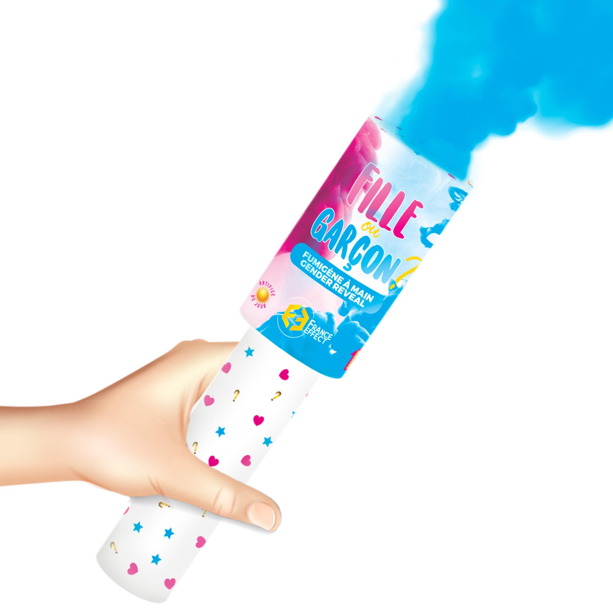 PLANETE FUMIGENE Fumigène Torche a Main 45 secondes couleur Rose - Lot de 3 - Déclenchement à Mèche