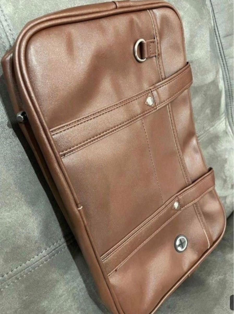 Amazon.co.jp: スクールバッグ ブラウン レザー 新学期 入学 お祝い 