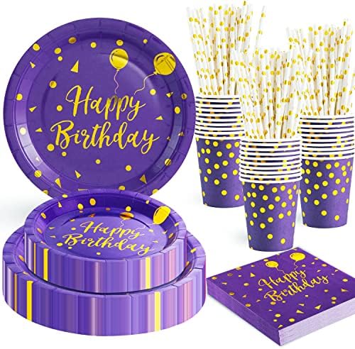 Blau-lila Schneeflocken-Partygeschirr Für 20 Personen – Perfekt Für Weihnachtsfeiern, Winter-Partys & Kindergeburtstage