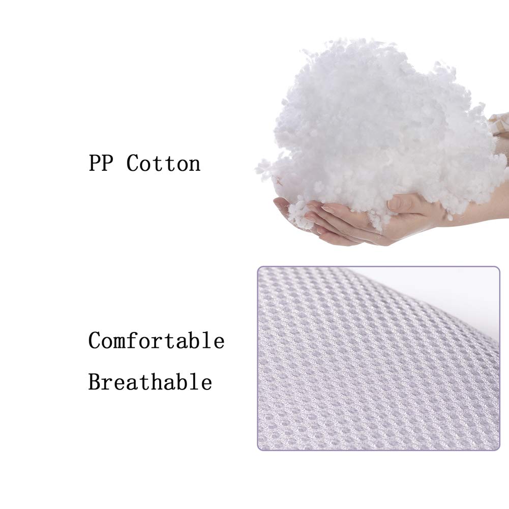 LTSWEET Copriseduta Passeggino Universale Cuscino Pads Invernale Traspirante Confortevole Protettori per Sedile Seggiolone Pappa Seggiolino Auto per Bambini Cuscino,Blu