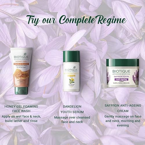 Miniatura 8 de Crema hidratante juvenil Saffron Dew  Protege las células de la piel  Previene el envejecimiento y retiene el brillo juvenil  Extractos 100%