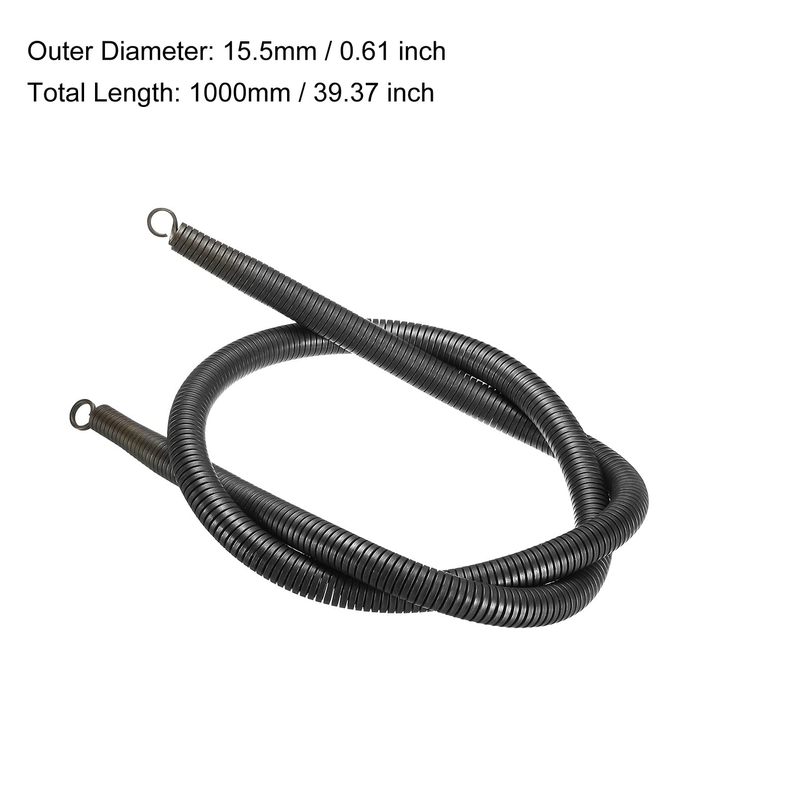 2 Ressorts à Cintrer PVC Type C – 17,1 Mm OD, Longueur 520 Mm | Pour Tuyaux 20 Mm (1/2'), Bricolage, Électricité