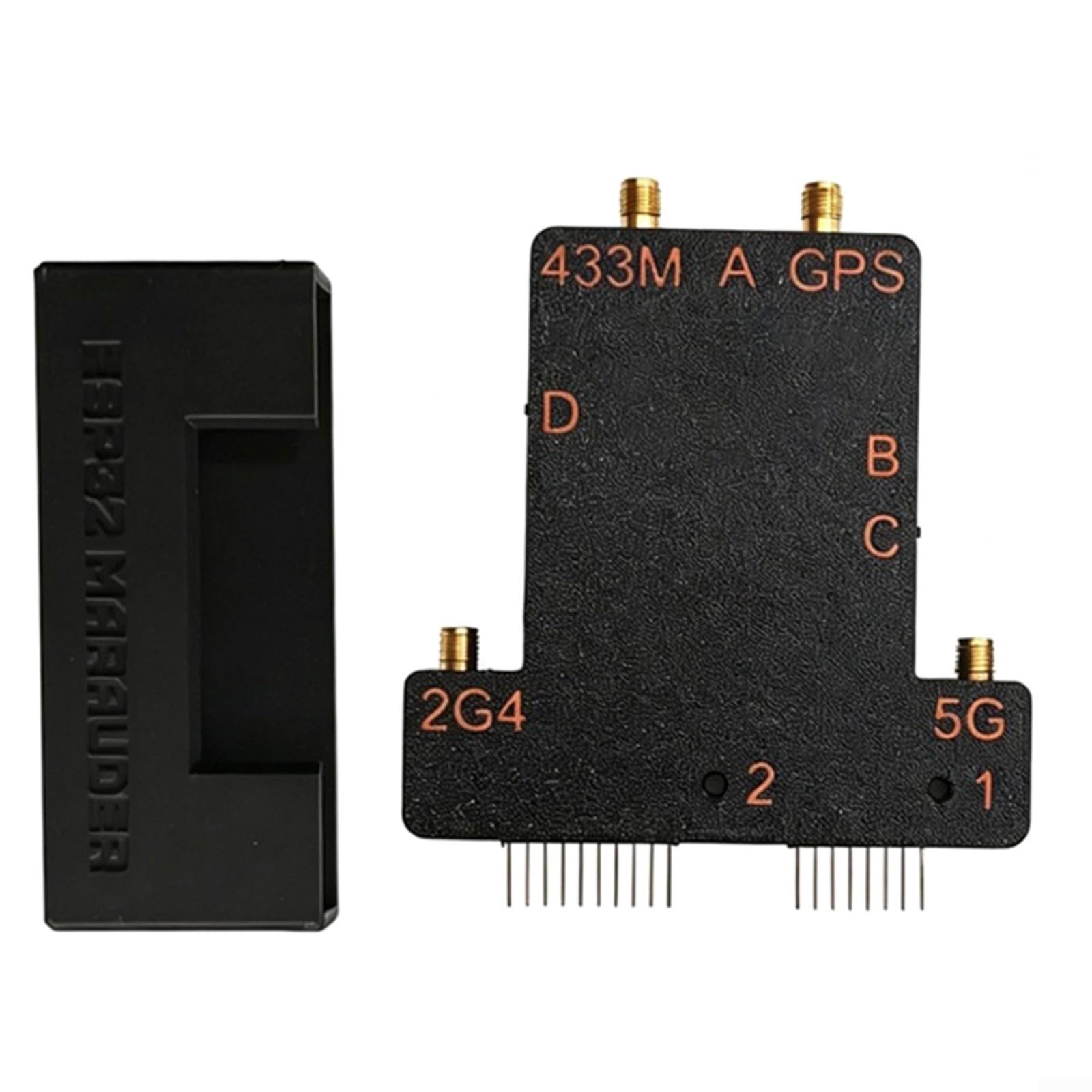 ESP32-C5 Modulo di espansione con display da 2,8 pollici, compatibile con Flipper per zero, WiFi 5G, 433 MHz RF & GPS, scheda di sviluppo per apprendimento, test e analisi dei dati (nero)
