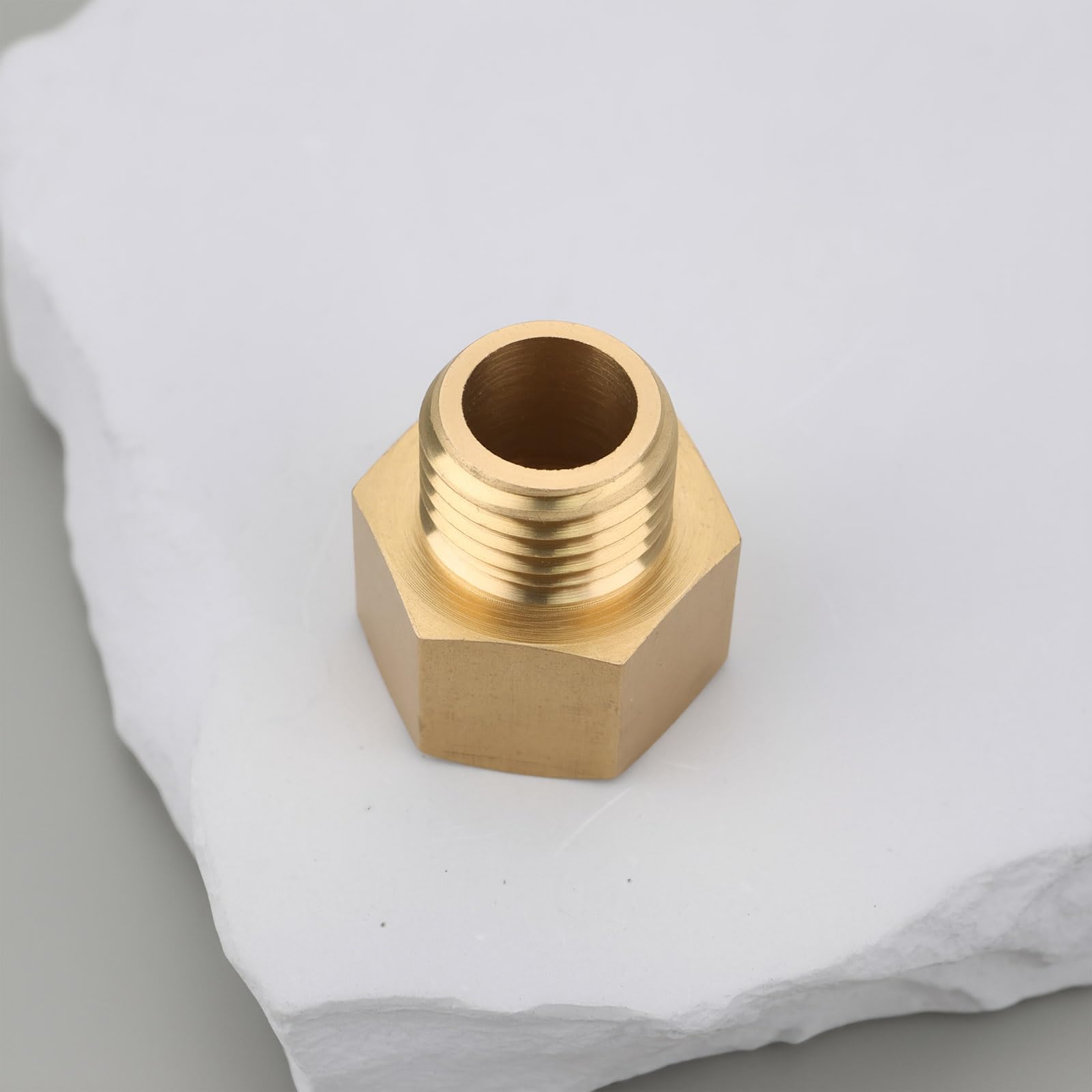 2 STÜCKE M16 X 1,5 Buchse auf M14 X 1,5 Stecker Messing Reduzieradapter für Hydraulische Pneumatische