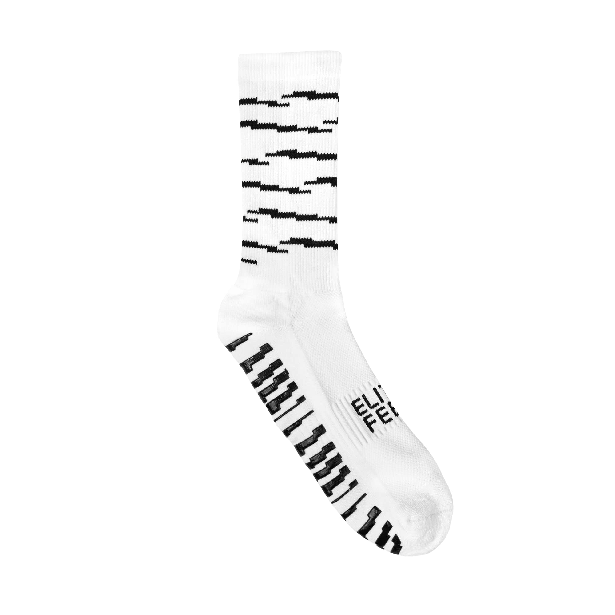 ELITE FEETGrip Socks Football - Football Socks For Men, Women and Kids - Professional Training Performance Socks - Anti Slip Technology Helps Improve Performance - White