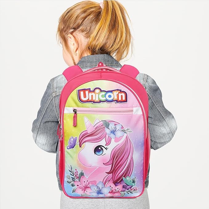 Image of Stylbase Kid School Backpack Bag for Girls and Boys | Ideal School Picnic Travel & Travelling Bag |17 Inches 4 Compartments, Water-Resistant Multipurpose for Kids