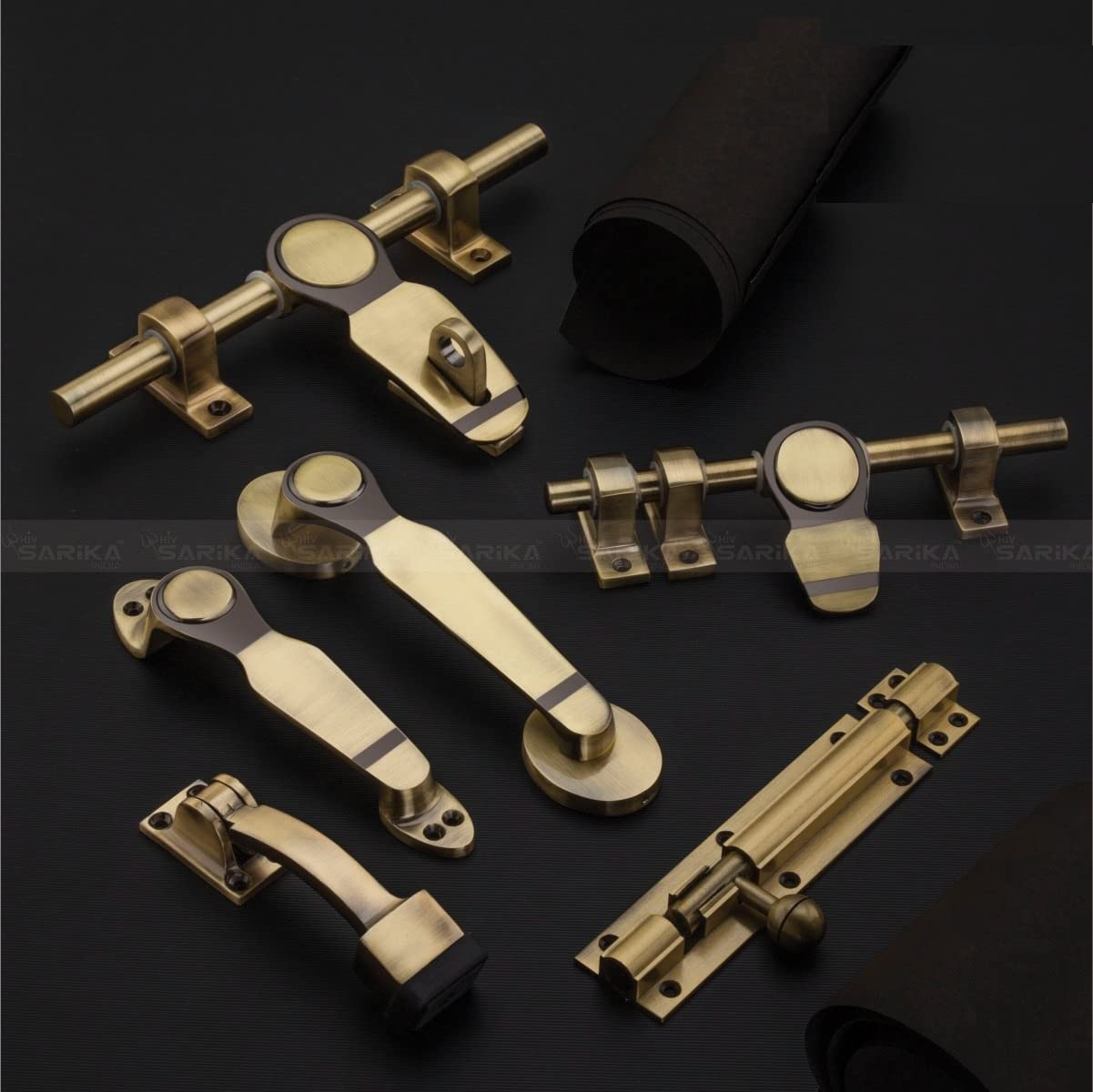 Shiv Sarika India Clock Zinc Alloy Heavy Double Door Fitting Accessories Full Set/Kit for Home (1 Aldrop, 1 Latch, 4 Handles, 2 Tower Bolt and 2 Door Stopper) (12 Inch,Antique Brass) (B09V5BDRWN) Amazon Price History, Amazon Price Tracker