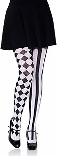 Leg Avenue Nylon Striped Tights Mujer Mujer (Pack de 1)
