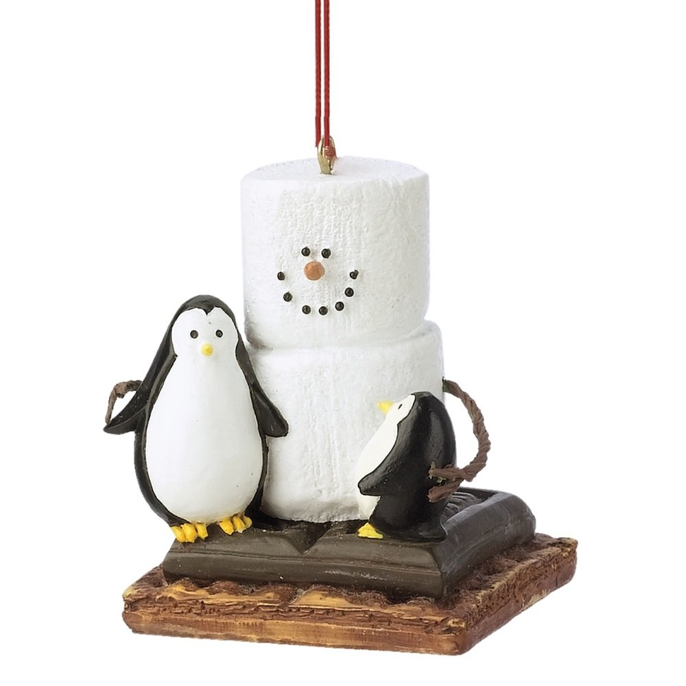 Christmas Decoration S'mores with Penguins Christmas/Everyday Ornament