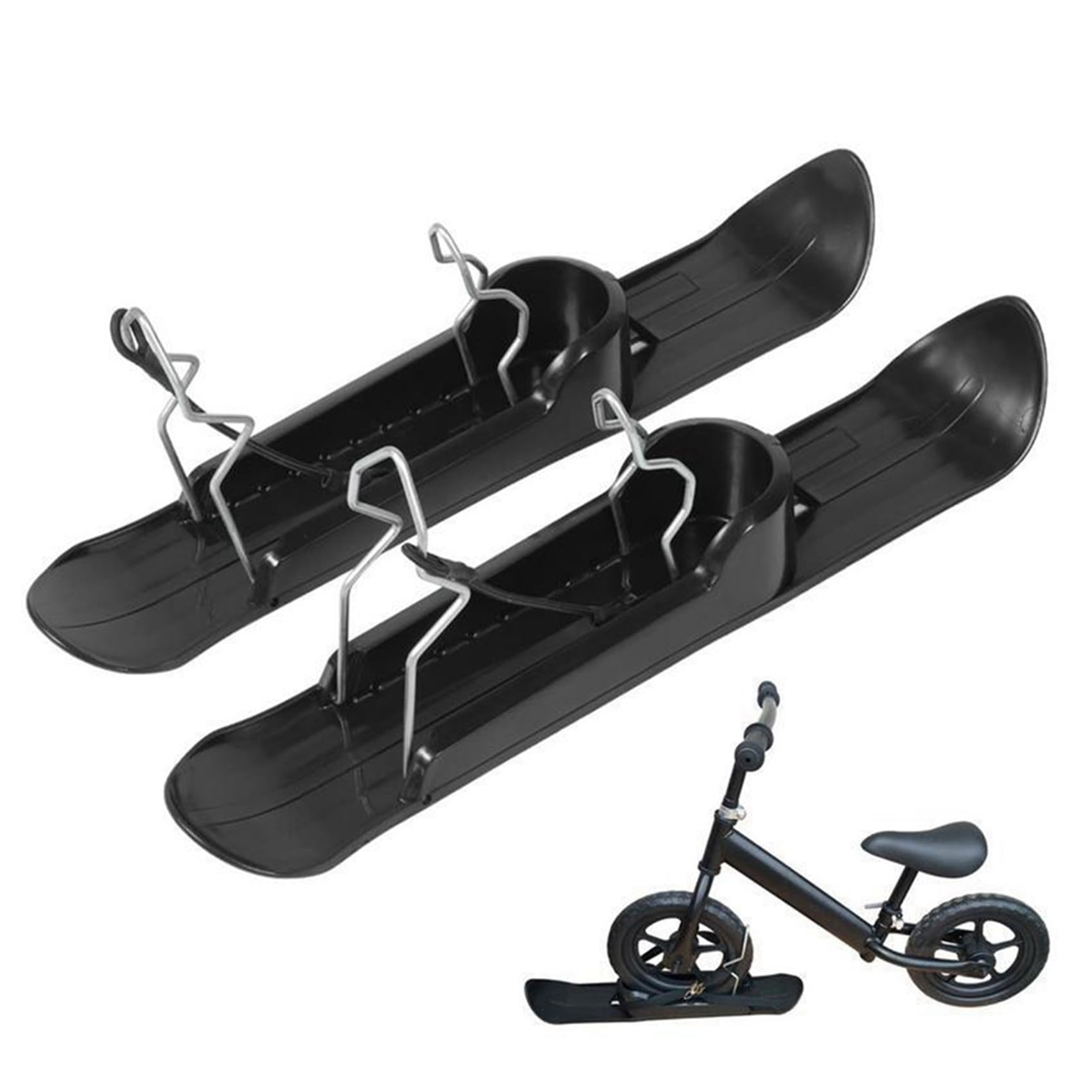 4X Plaque de Ski, Roues, Luge, Planche de Ski, Skateboard de Plage, Poussette, Draisiennes, Fauteuil Roulant pour Personnes Handicapées, Poussettes pour Animaux de Compagnie