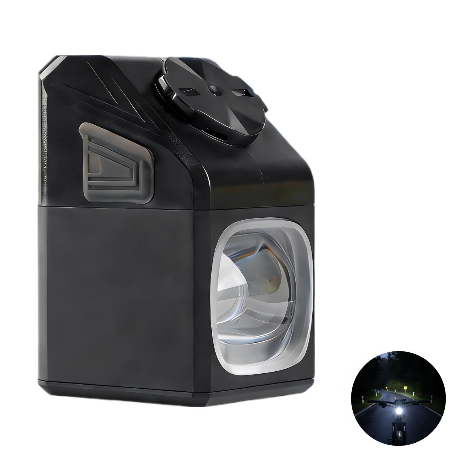 Luce, 1600Lm, Doppia Sorgente di Luce Per La Guida Notturna, Anti-Glare Cut-Off Fascio, Batteria 4000Mah, Ipx6 Impermeabile, Lega di Alluminio, Facile Montaggio