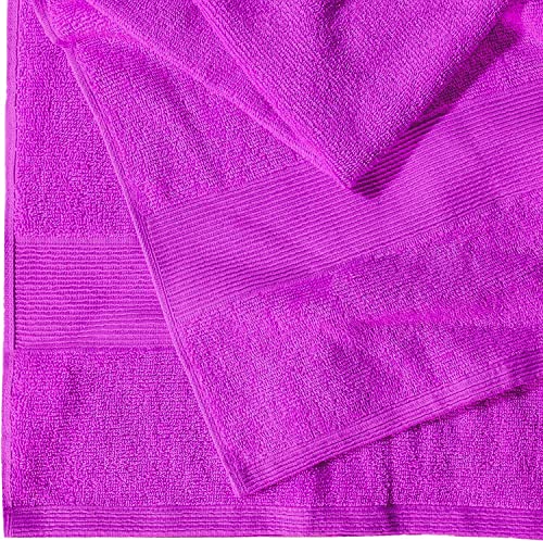 Textile Do Extra Large Super Jumbo Bath Sheet Towel 100% Egyptian Cotton XL Bath Sheets(100 x 200 cm-600 GSM) (Purple) - Image 3
