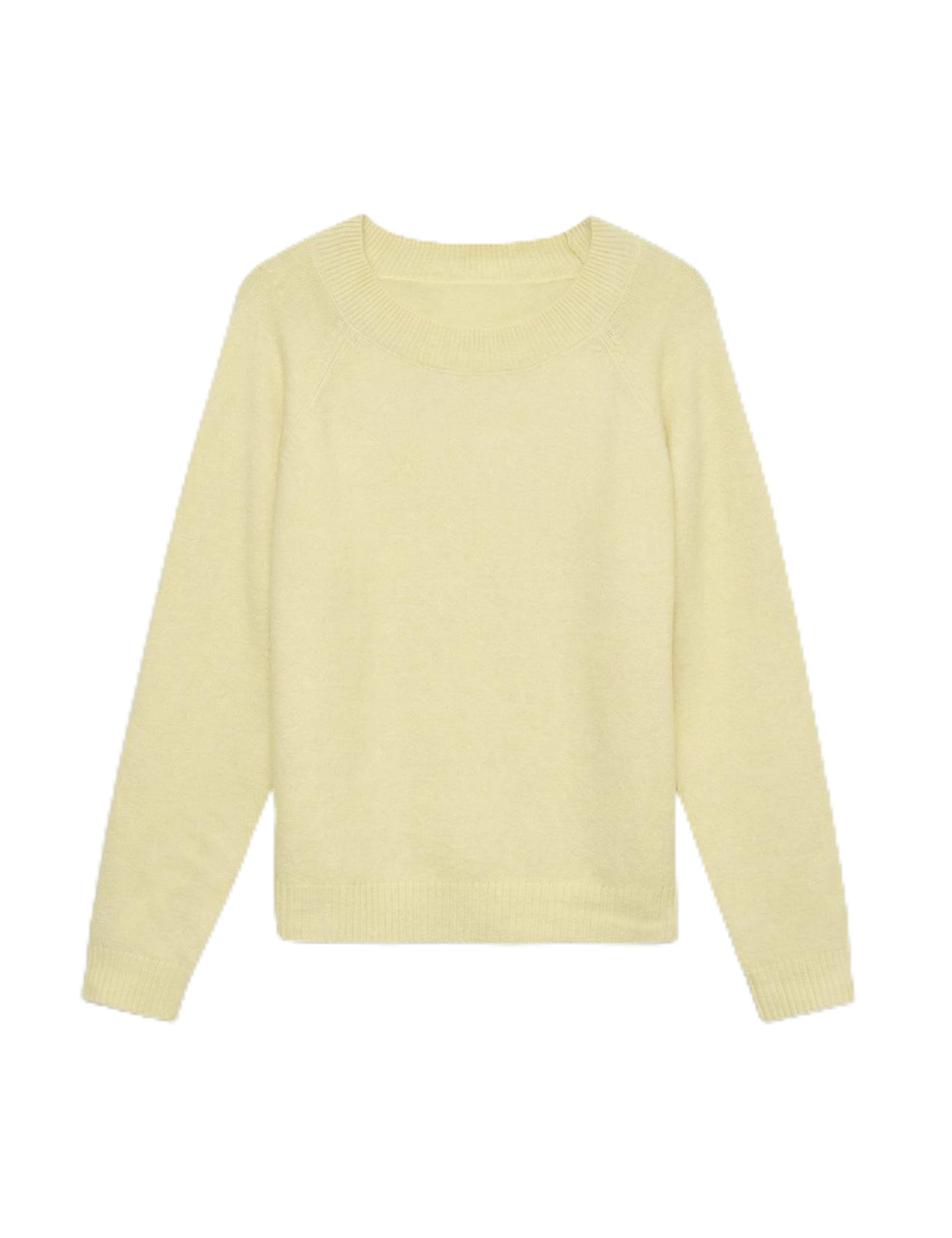 VERO MODA Vmdoffy LS O-Neck Blouse Ga Noos, Golden Haze, L