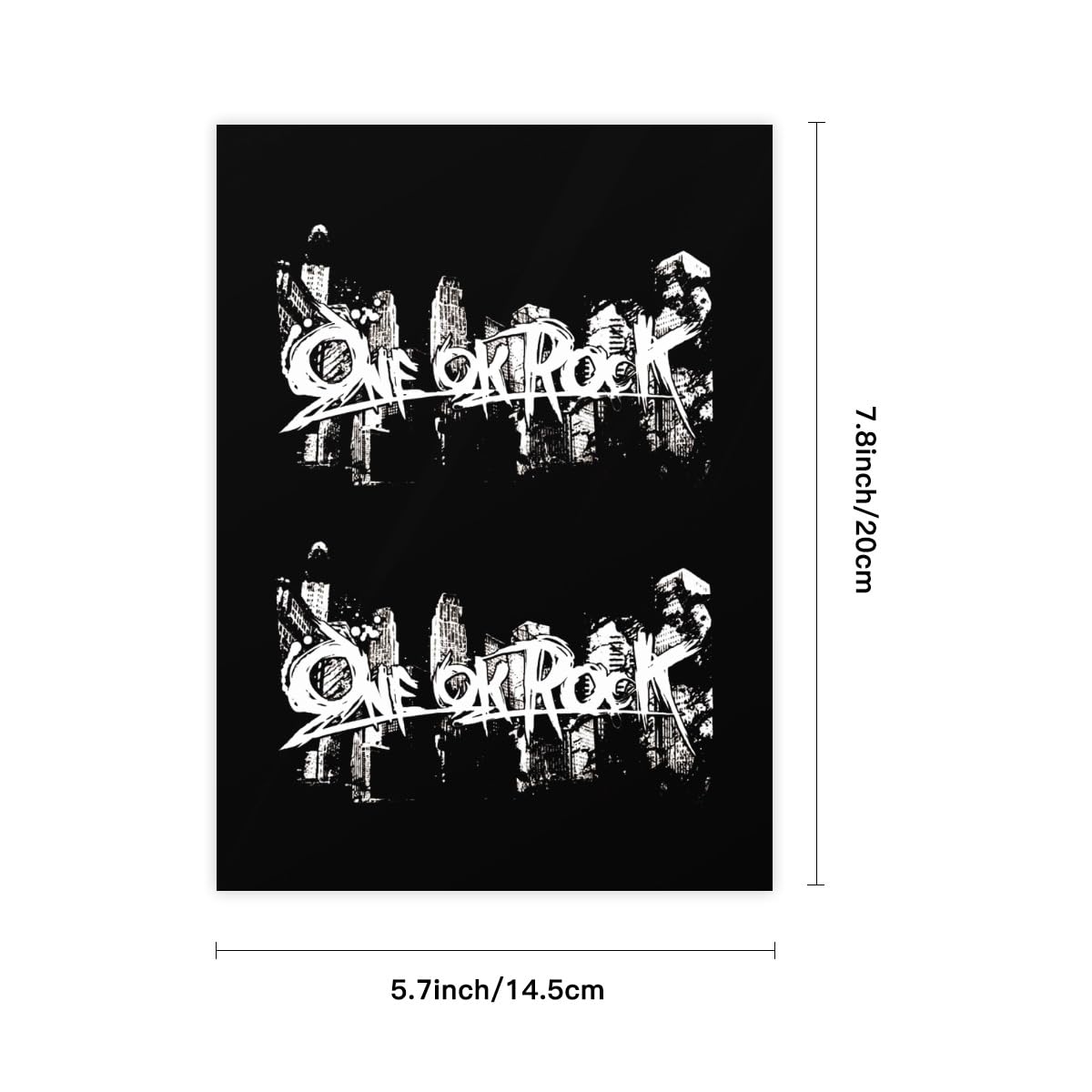 Amazon.co.jp: ワンオクロック One Ok Rock 1枚 クリスタルステッカー
