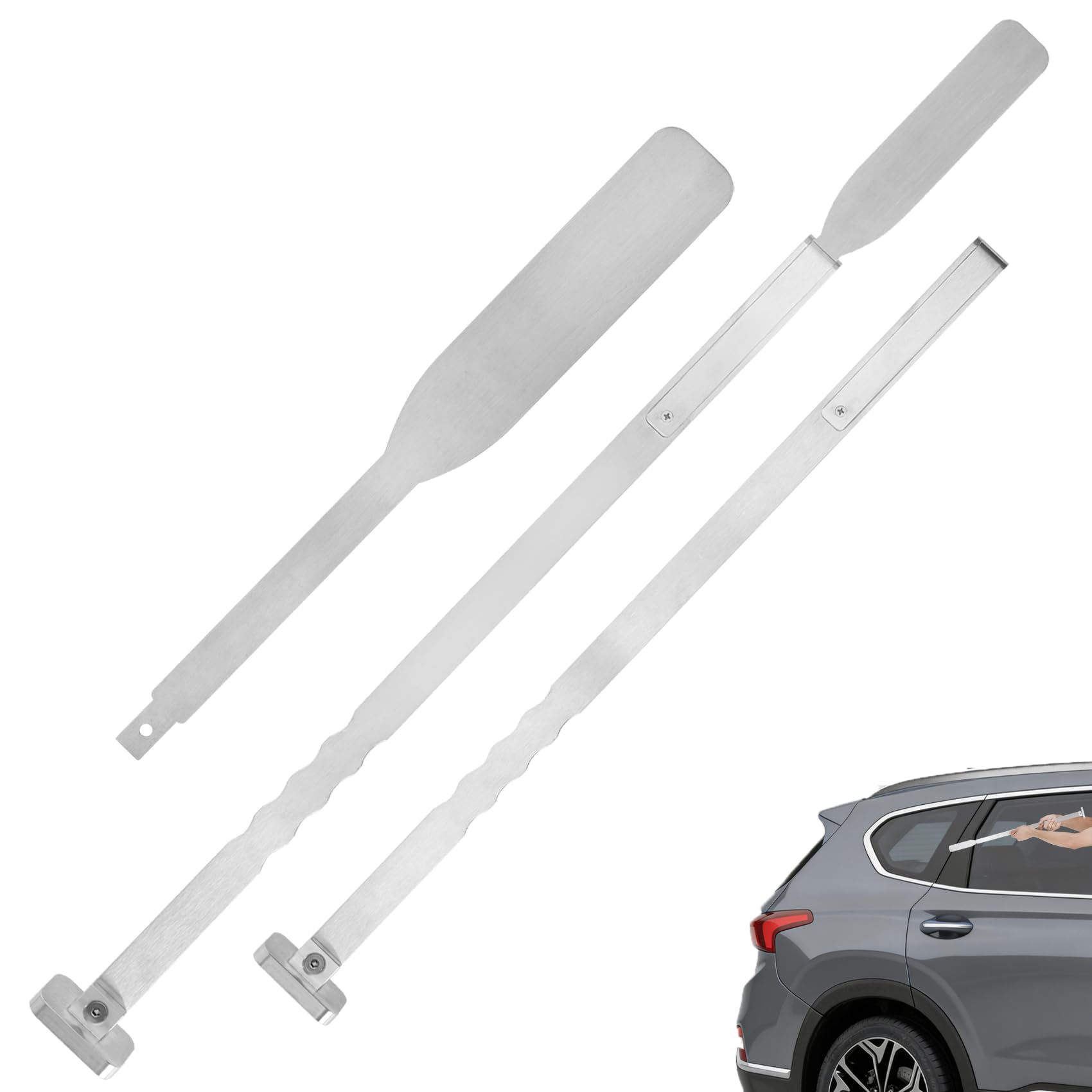 Quarter Glass Removal Tool 24 Inch – Auto Quarter Glass Removal Tool for Automotive Glass Maintenance and Replacement,for Auto Quarter Glasses Removal and Urethane Adhesive Cutting