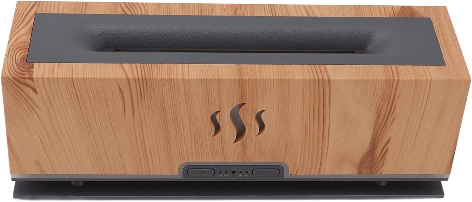 Do użytku domowego Nawilżacz, światło LED 100 240 V Delikatna mgła Domowy dyfuzor zapachowy ABS PP do wystroju wnętrz(Light Wood Grain)
