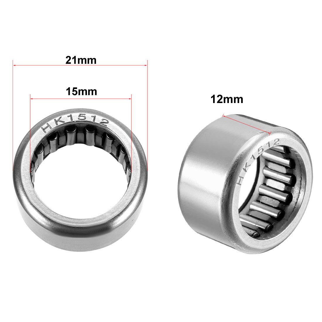 5 Roulements à Aiguilles HK0609 Sens Unique 6x10x9mm - Acier Résistant Température QUARKZMAN