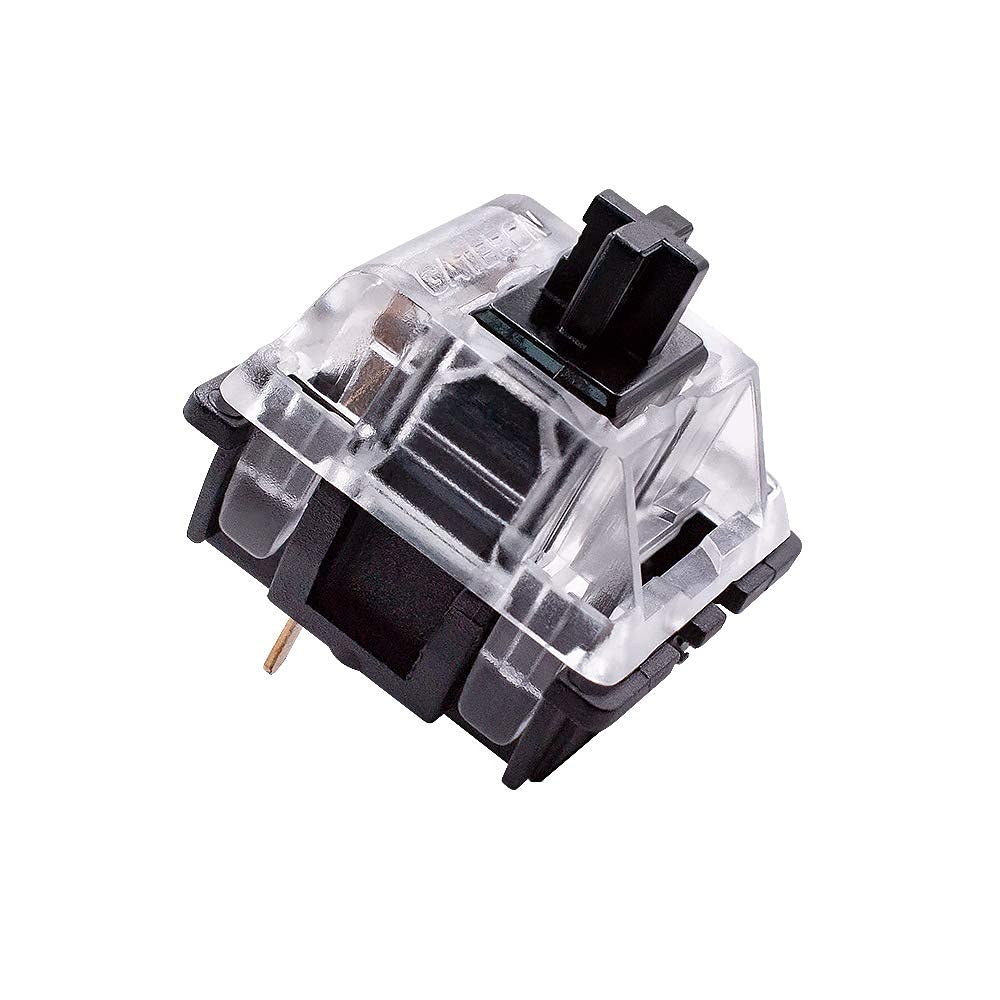 Gateron Interruptores de 3 pines para teclado mecánico-Pack 65 (negro)