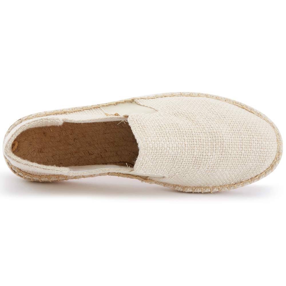 Alexis Leroy Espadrilles Plates en Toile pour Hommes