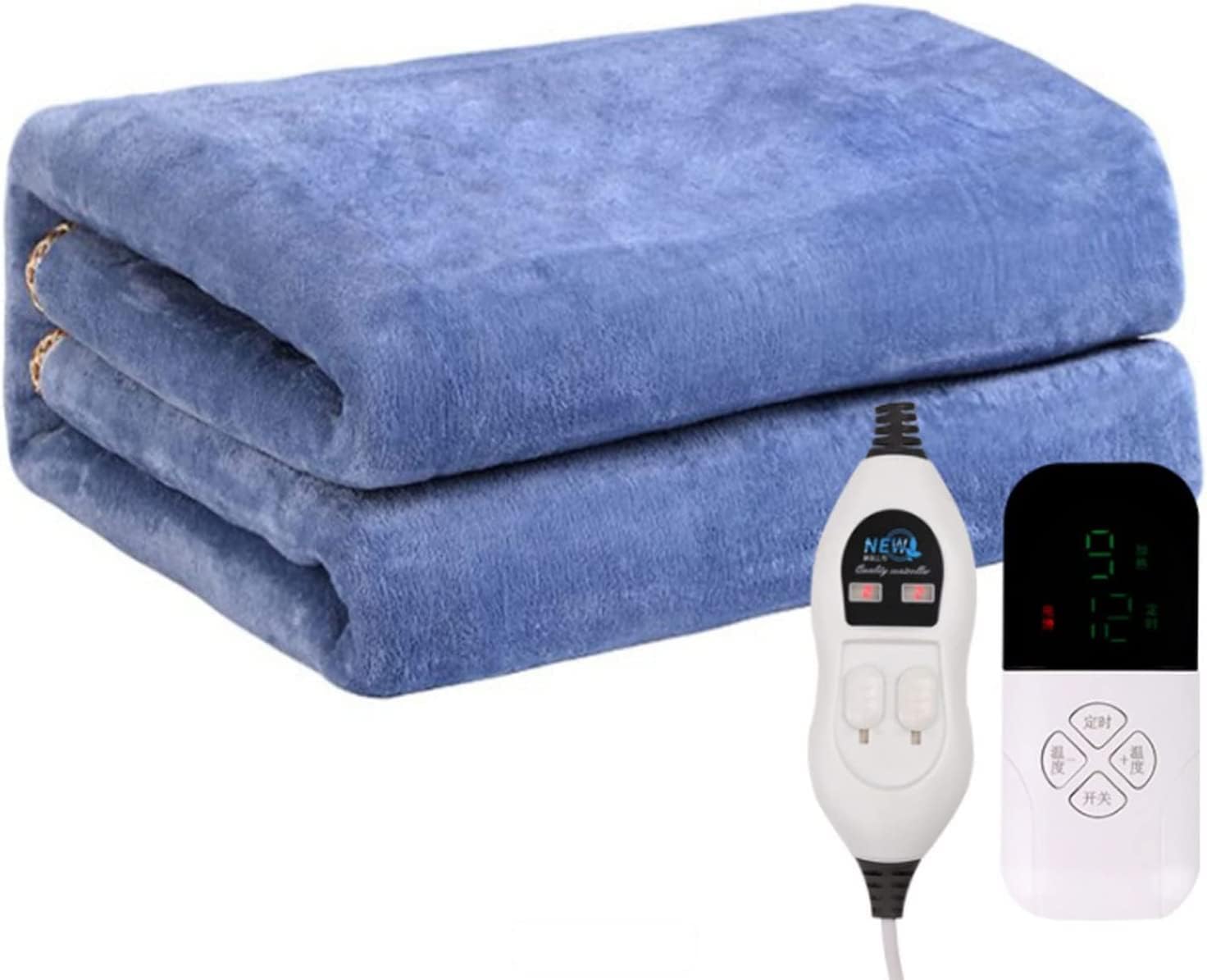 LUZLED Electric Heated Blanket Throw, King Size Electric