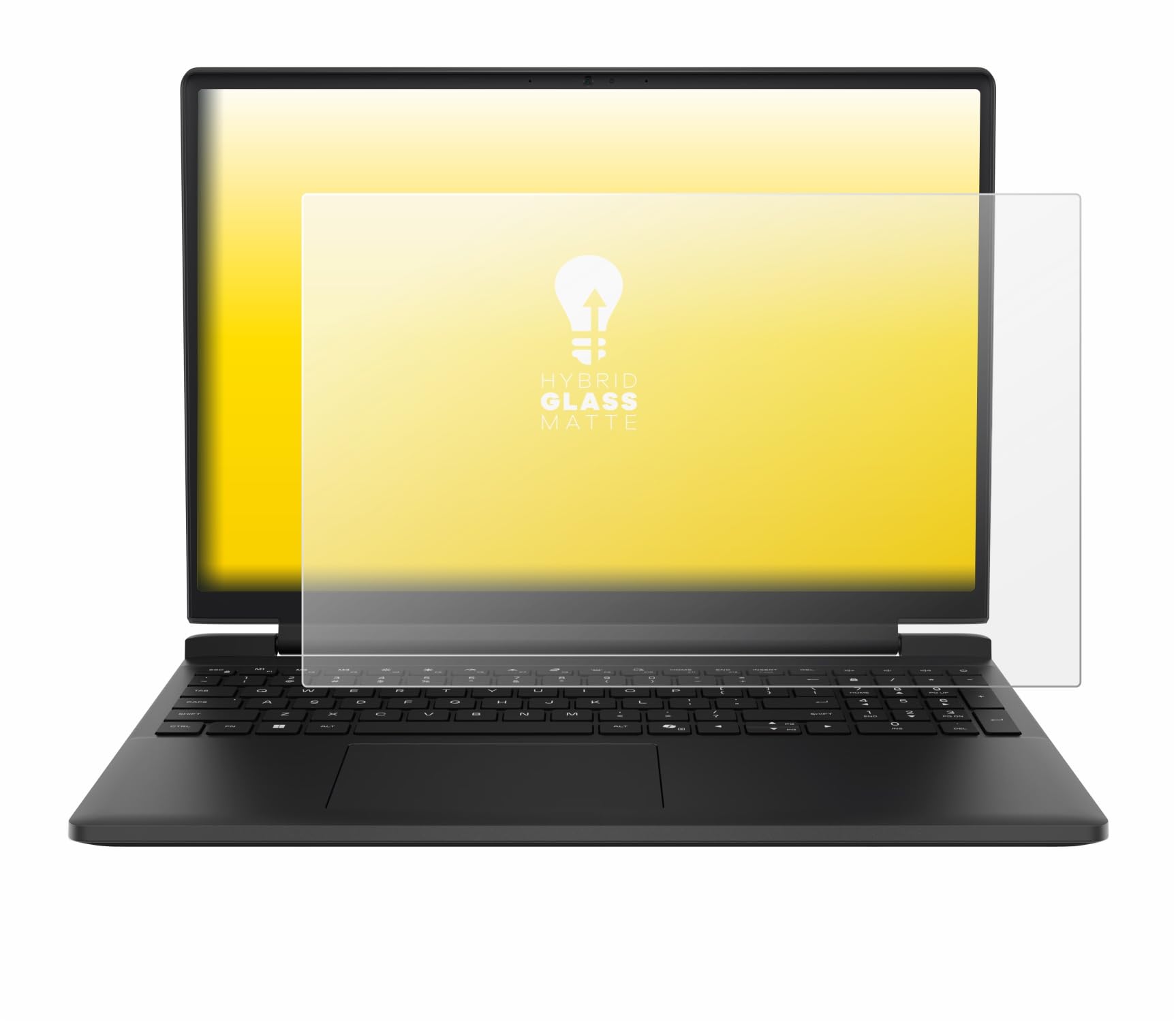 upscreen Lámina Cristales para Dell Alienware 15 DA15260 | , Mate Protección Pantalla Made in Germany, Anti-Reflejos 9H Dureza Hybrid Tempered Glass