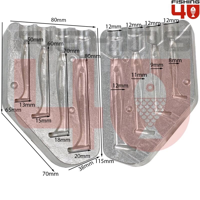 Leurre de natation souple en silicone pour leurre de pêche 50-60-70-80 mm