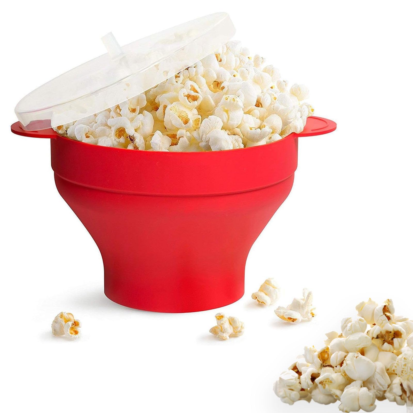 Macchina Per Popcorn Taurus POP'N'Corn 1100W - Rossa, Cottura Ad Aria Calda, 3 Minuti - Foto 12
