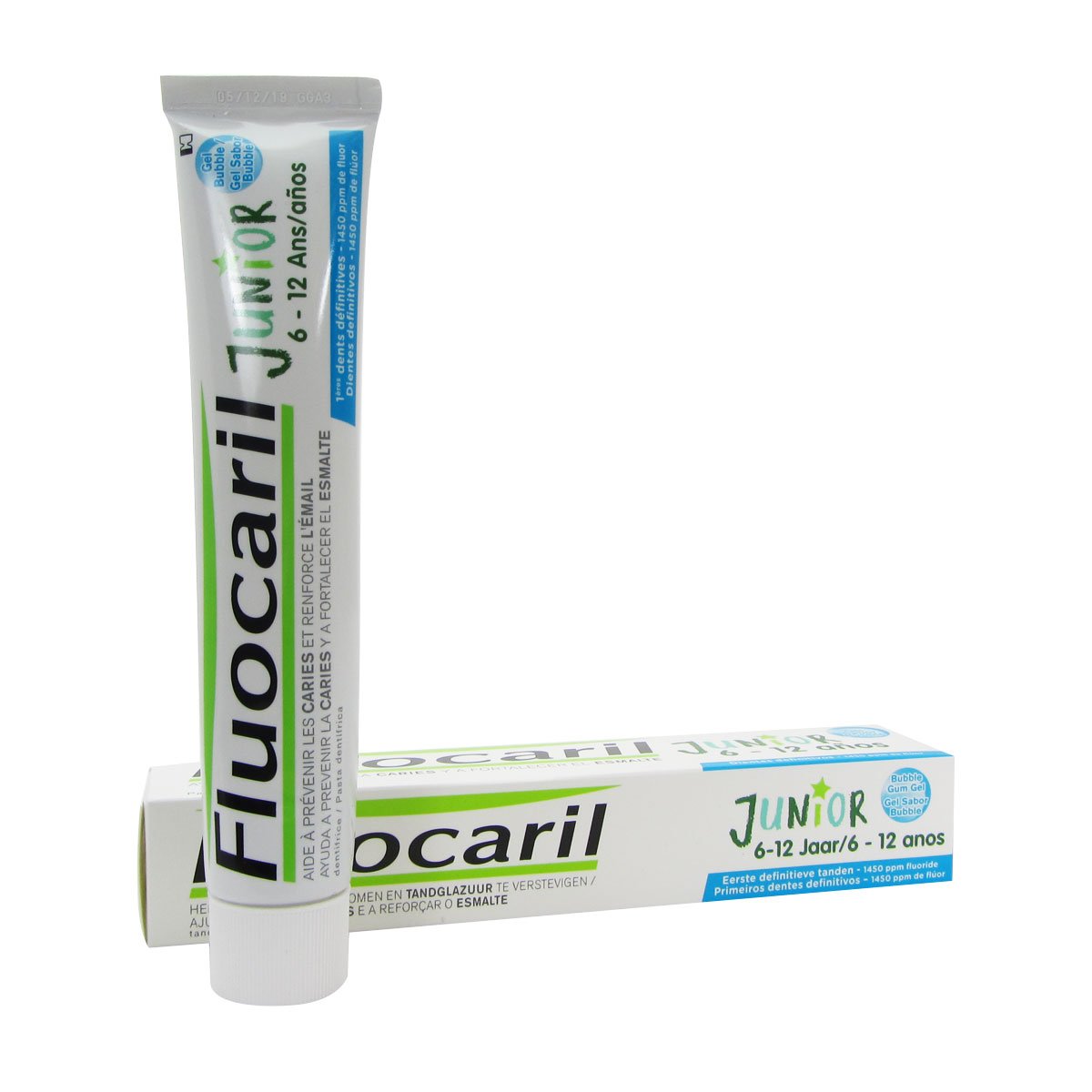 Fluocaril Junior 7 To 12 Toothpaste Bubble Gum Gel 50ml
