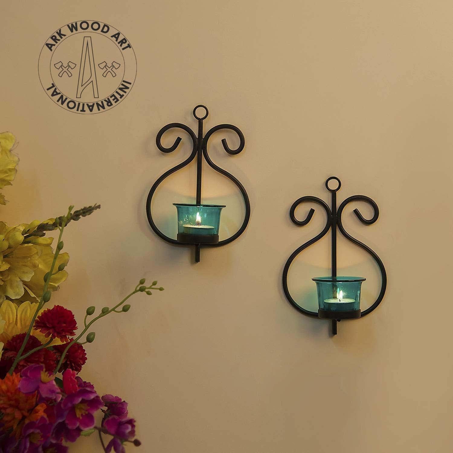 Ark Wood Art International Metal Wall sconce Candle holder Metal Tea light Candle Holder, Eye Wall Sconce, Home decor, Wall hanging, Wall home decor, showpiece T_light