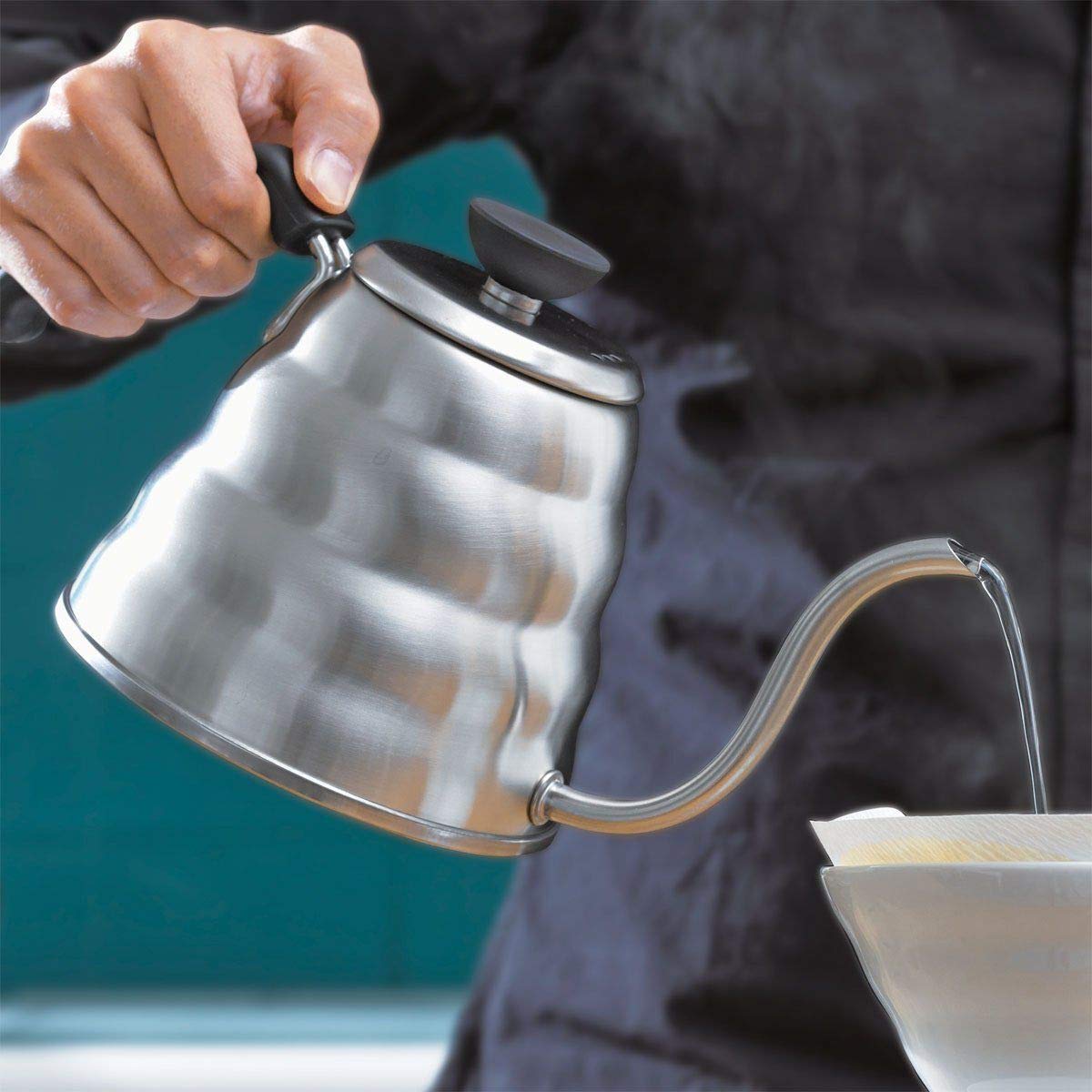 Hario Pour Over Coffee V60 Buono - Hervidor de agua (0,6 L)