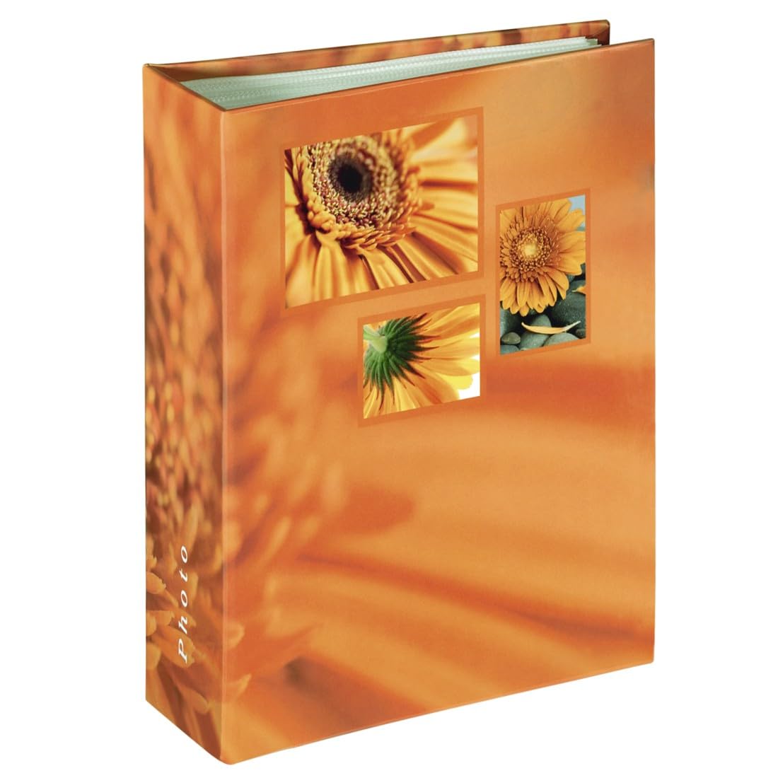 Hama Singo Minimax Album | 13 x 16.5cm | Fits 100 10 x 15cm Photos | 100 Pages | Orange