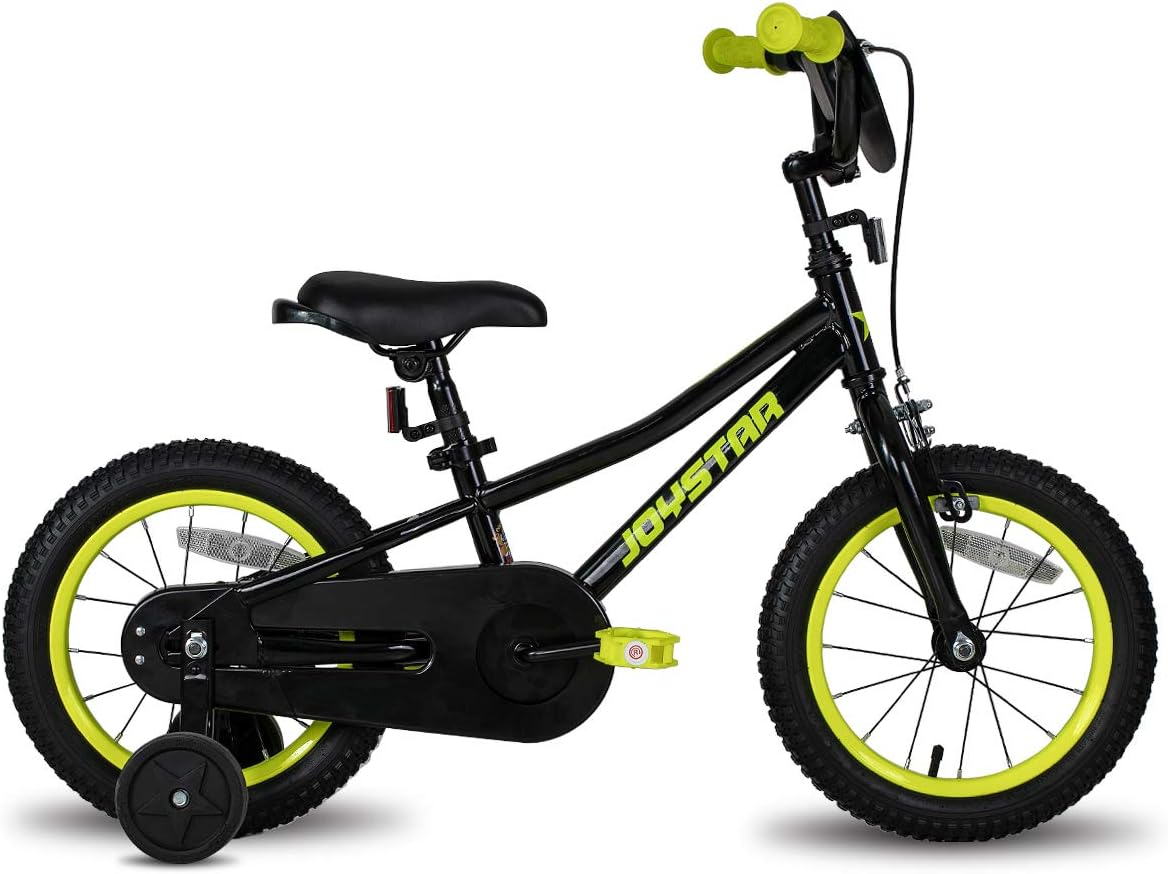 JOYSTAR NEO Kids Bike for 3-10 Years Old 12 14 16 18 20 Inch Kids Junior Bicycle with Front Caliper Brake & Training Wheels for Boys & Girls, Black, Blue, Pink : Sports & Outdoors