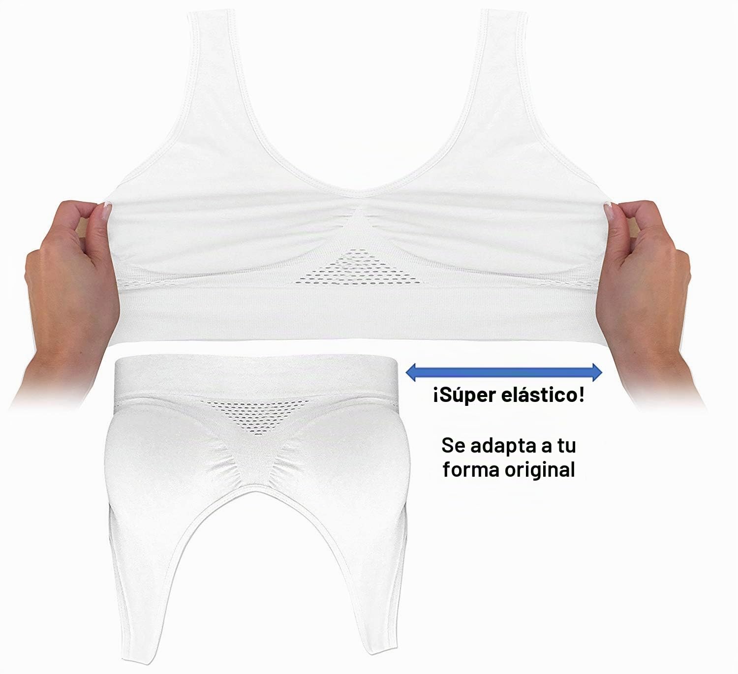 Sujetador refrescante sin Aros: Sujetador Deportivo sin Costuras en Paquete de 4 Unidades, Ancho de Tirantes Agradable y Ajuste cómodo