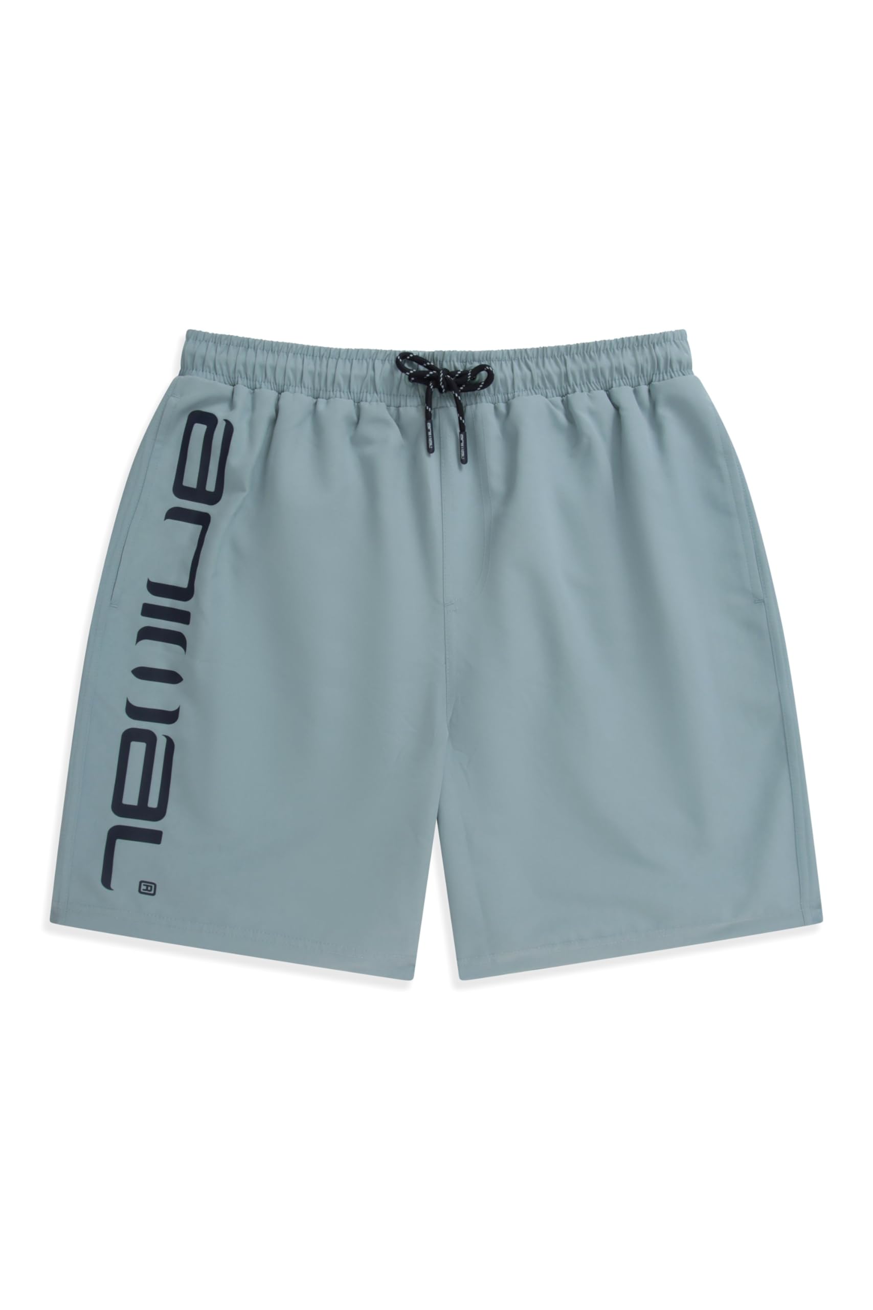 Animal Deep Dive Mens Boardshorts, Lightweight, Quick Dry & Mesh Lined Swim Trunks with Drawstring- Best for Spring Summer, Surfing, Beach, Outdoors Pale Blue XL