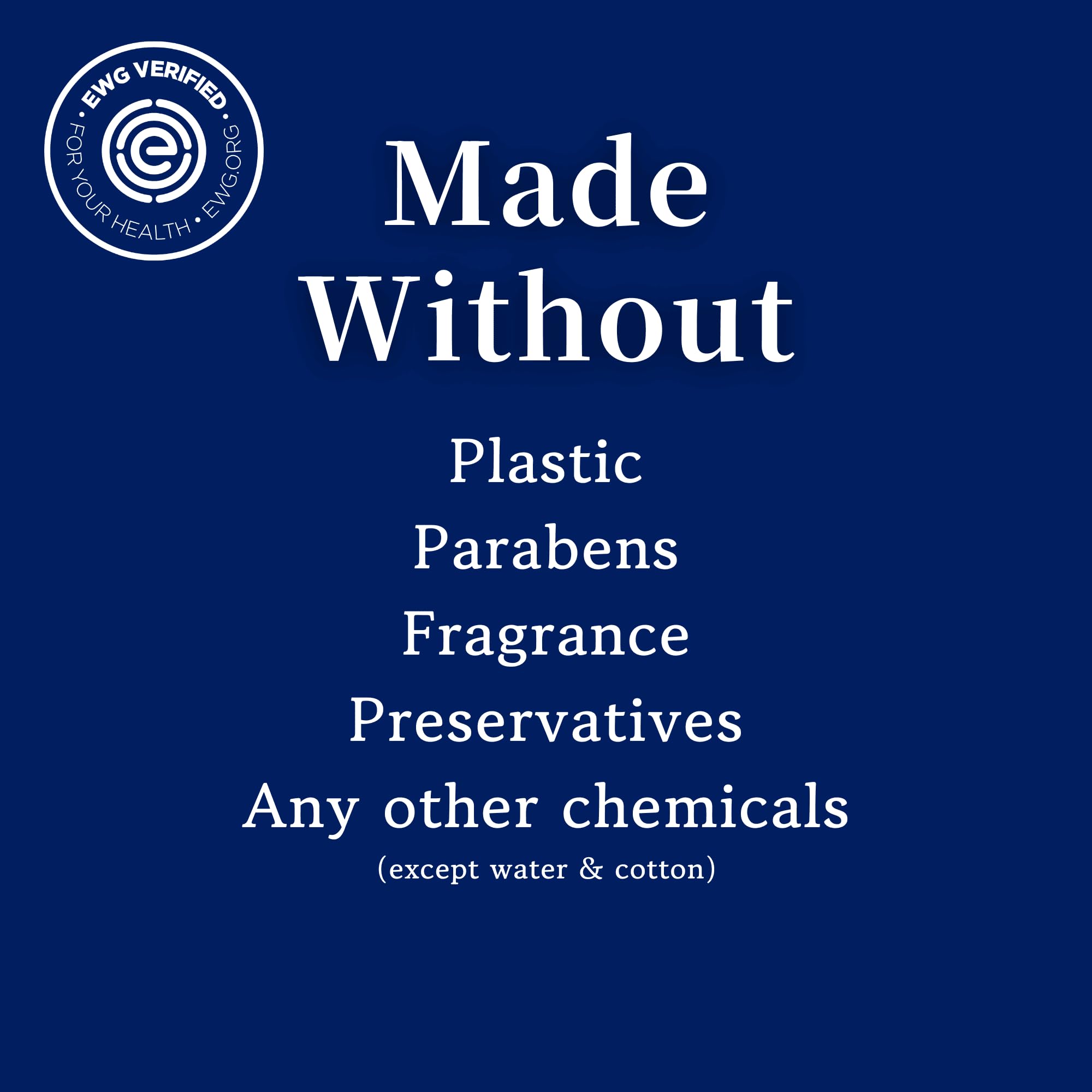 Blissmile 100% Water & Cotton Wet Wipes Travel Size - Individually Wrapped - Fragrance & Preservative-Free for Baby, Women & Sensitive Skin - Gentle Hand, Face, Body & Feminine Care - 22 Count