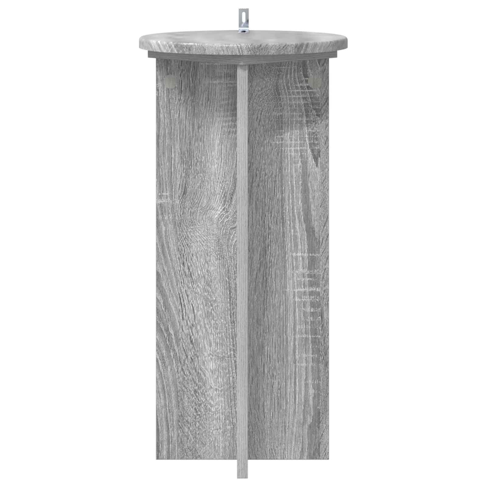 Set di 2 supporti per piante, grigio Sonoma, 60 cm
