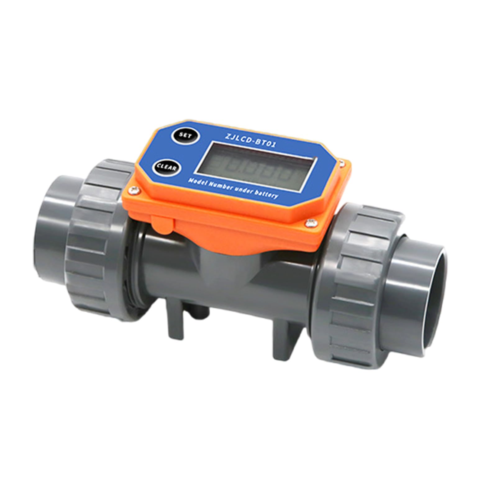Digital Flow Meter for Irrigation and Liquid in Agricultural Water Environments Various Fluid Concentrations Electronic LCD Display Flow Meter