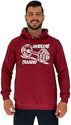 Blusa de Moletom Peluciado com Capuz Masculino MXD Conceito Flanelado Academia Passeio