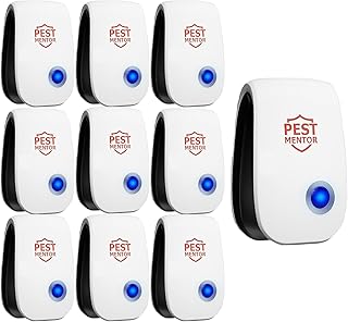 Ultrasonic Pest Repellent 10Pack, Electronic Pest Control Insect Repeller for Bugs,Rodents, Mosquitoes, Cockroaches, Spiders,